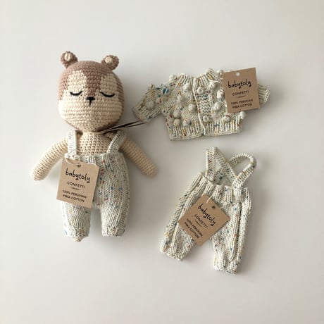 予約【babytoly】Squirrel/koala Popcorn cardigans