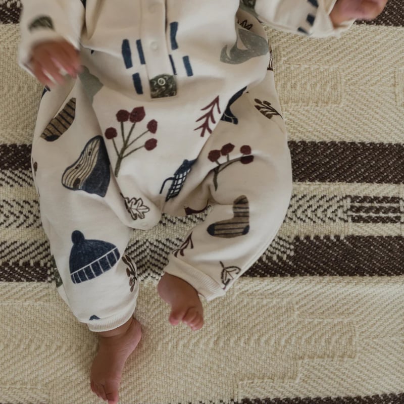 organic zoo】Cosy Wild Onesie Undyed | lana