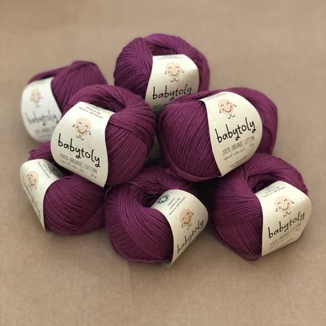 予約【babytoly】Mulberry//Organic cotton yarns