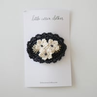 【Little Cotton Clothes】 Crochet Hair Clip Flower Trio
