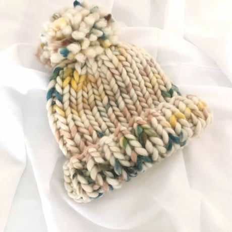 予約【babytoly 】highland wool ponpon beanie