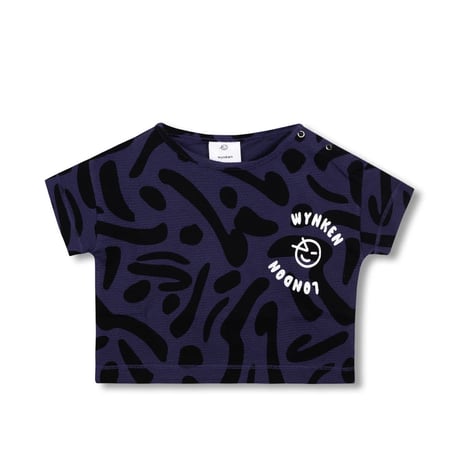 【Wynken】MINI BON BON TEE / NAVY DASH