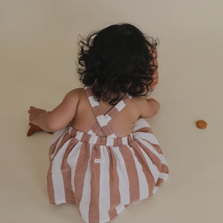 【organic zoo】Sienna Stripes Apron Skirt