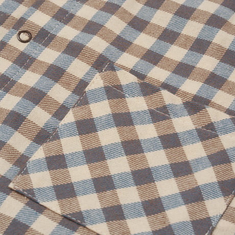 【organic zoo】Shoreline Gingham Lodge Shirt