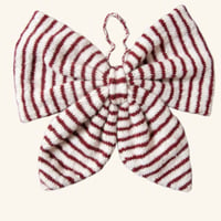 予約【Shirley Bredal】Big Christmas Bow - Stripe red