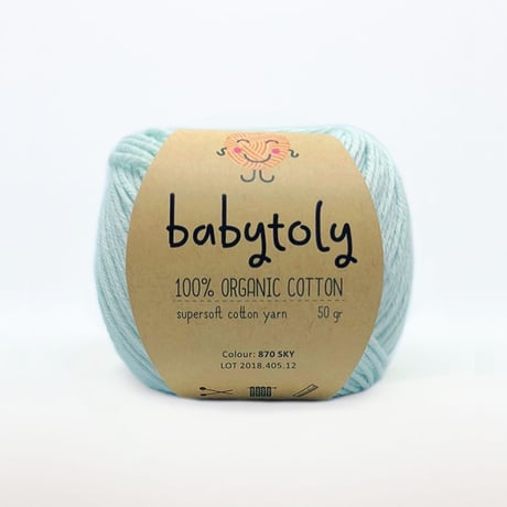 予約【babytol】SKY//Organic cotton yarns