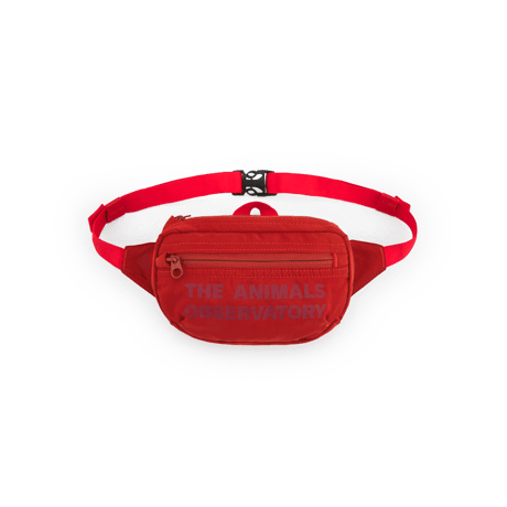 【The Animals Observatory】WALLABY ACCESSORIES WAIST BAG Fig Red