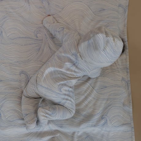 【organic zoo】Seascape Zip Sleepsuit Undyed