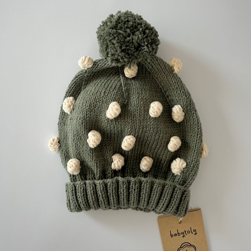 Misha & Puff ポンポンセーター 2-3Y（Misha & Puff / Garter Hat 