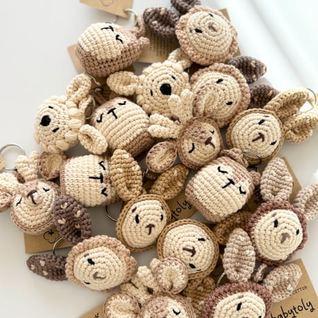 【babytoly×lana 】 Crochet handmade keychains