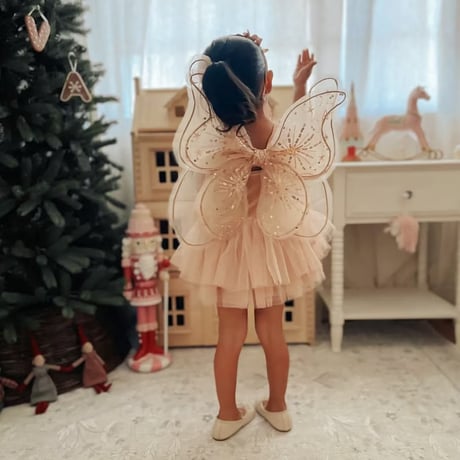 【kruhitkalove】pinkgold glitter wings