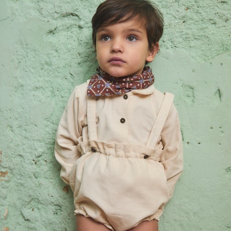 【birinit】Ivory corduroy straps bloomer