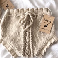 予約【babytoly】rococo bloomer /alpaca yarn