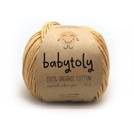 【babytoly】CORN//Organic cotton yarns