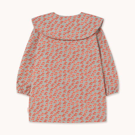 【TINYCOTTONS】CHERRIES WOVEN DRESS *light cream*