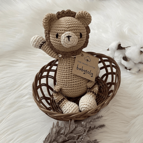 予約【babytoly】Crochet Toy - Lion