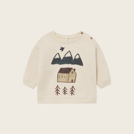 【organic zoo】Cabin Adventure Sweatshirt Undyed