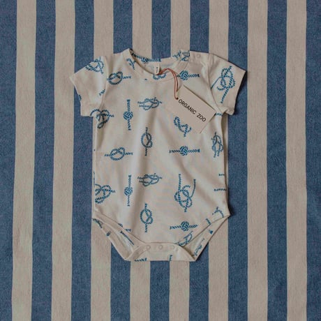 【organic zoo】Sailor Knots Short Sleeve Bodysuit