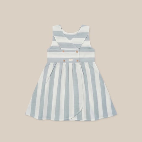 【organic zoo】Sardine Stripes Sleeveless Dress