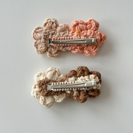 予約【babytoly 】 double flower clip