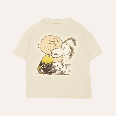 【the campamento】SNOOPY AND CHARLIE HUG SHIRT