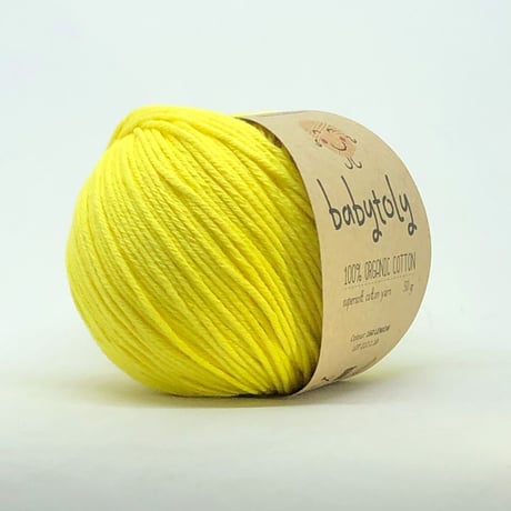 予約【babytoly】LEMON//Organic cotton yarns