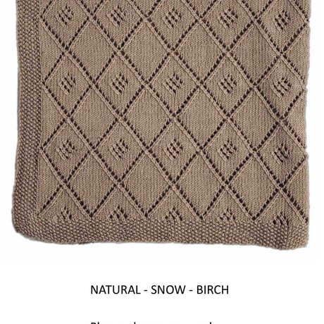 予約【babytoly 】Knitted baby blanket