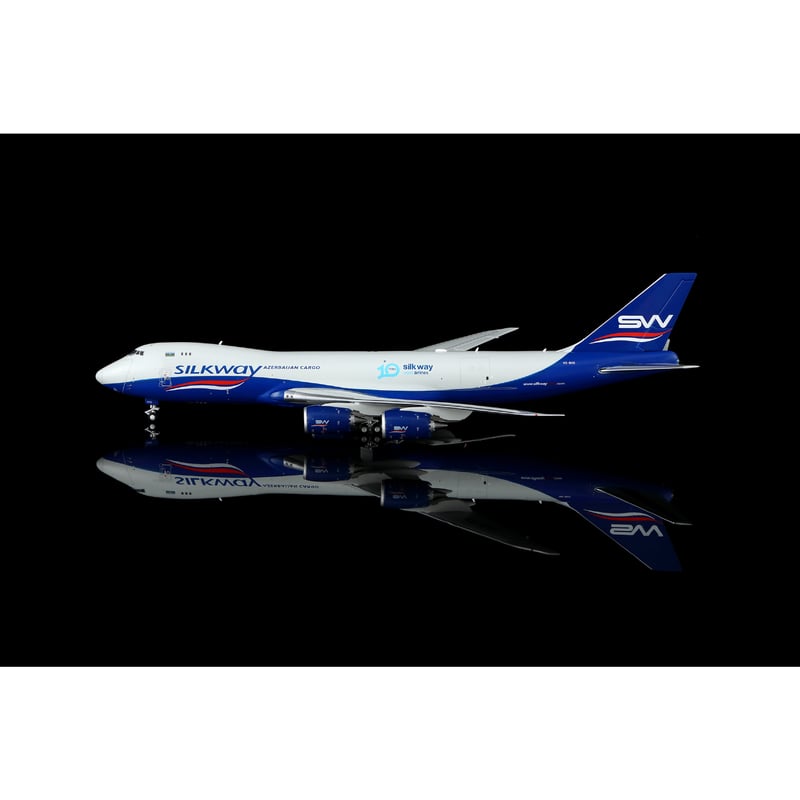 お取り寄せ商品】1/400 747-8F シルクウェイ・ウェスト・エアラインズ