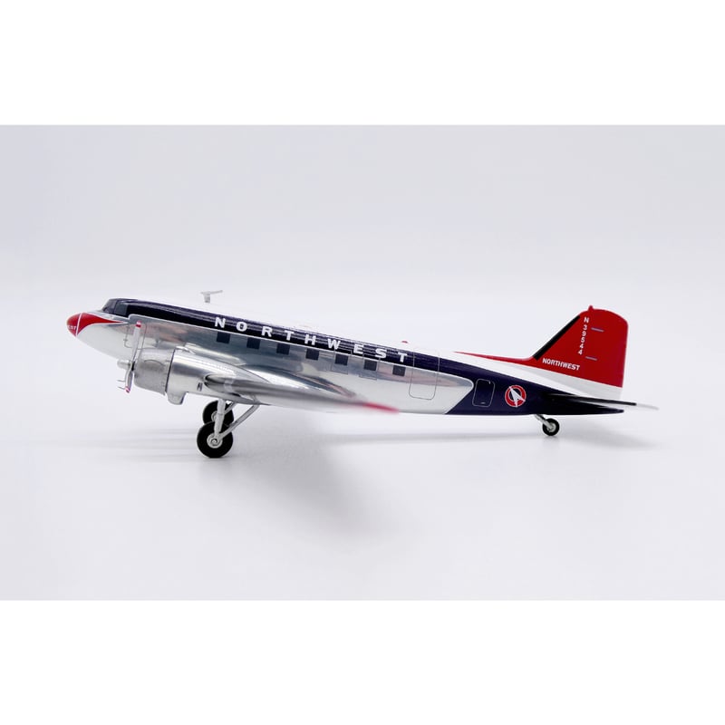 ノースウエスト航空 DC-3 N39544 1/200 1/200 DC-3 ノースウエスト航空 N39544 (ポリッシュ仕上げ) | ひこ