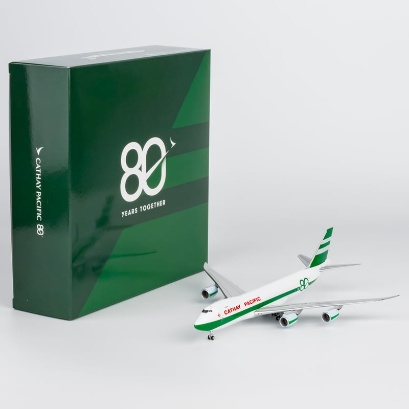 お取り寄せ商品】1/400 747-8F キャセイパシフィック航空「キャセイ80