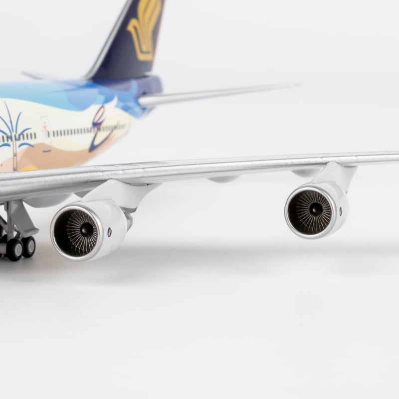 お取り寄せ商品】1/400 747-400 シンガポール航空「Tropical特別塗装機
