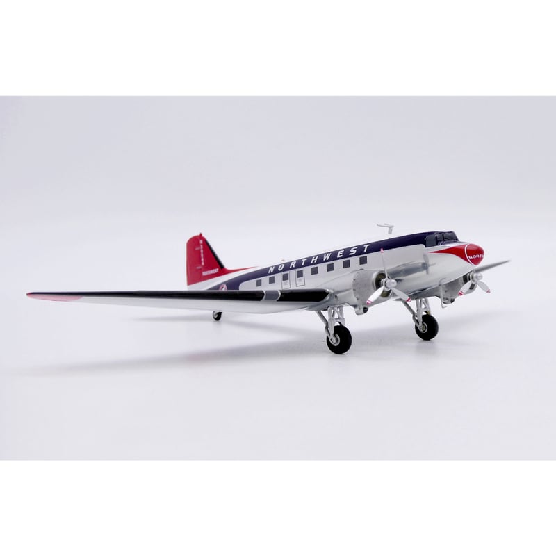 お取り寄せ商品】1/200 DC-3 ノースウエスト航空 N39544 (ポリッシュ