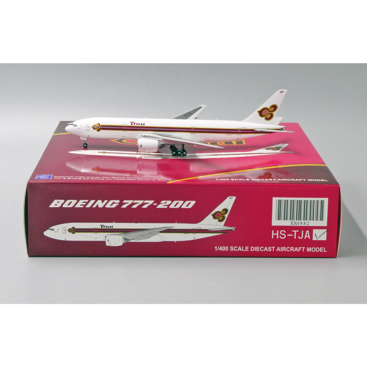 お取り寄せ商品】1/400 777-200 タイ国際航空 HS-TJA | ひこーきちゃ