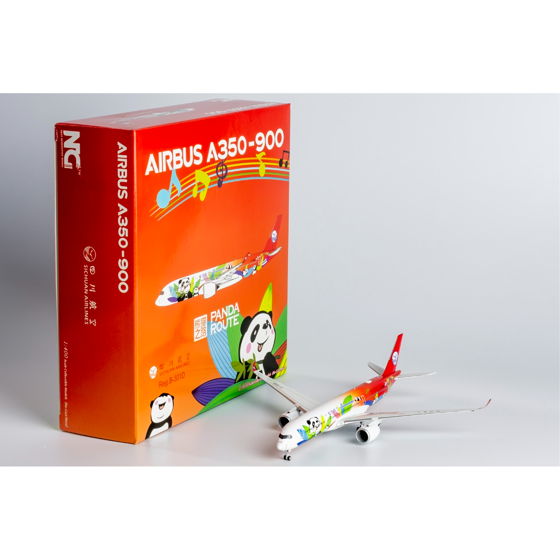 中華航空 1/500 A350-900 特別塗装 機内販売 限定品 旅客機模型 1/500 China Airlines AIRBUS A350-900XWB Reg.B-18918 の展示中