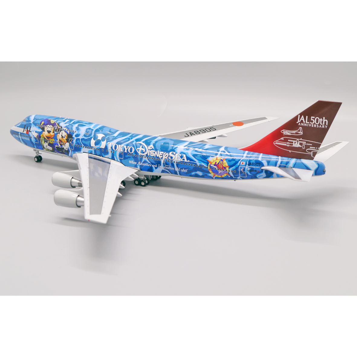 非売品・新商品情報】1/200 747-400D JAL「Tokyo DisneySE
