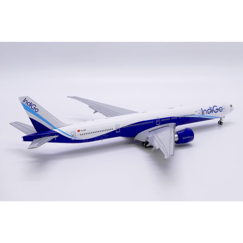 お取り寄せ商品】1/400 777-300ER インディゴ航空 TC-LKD Flap