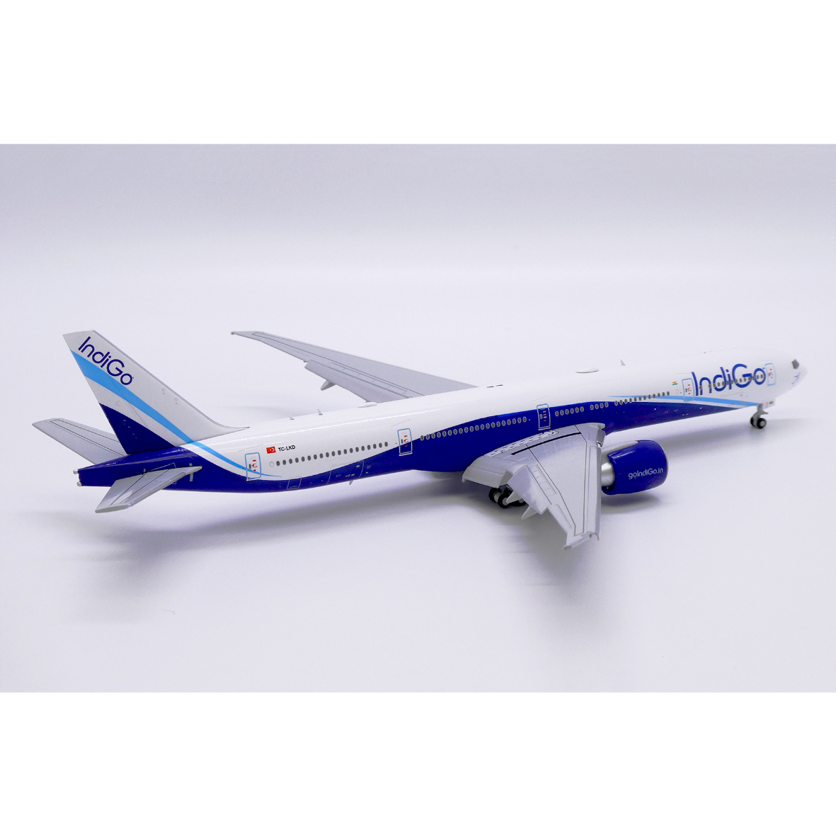 お取り寄せ商品】1/400 777-300ER インディゴ航空 TC-LKD Flap お取り寄せ商品】1/400 777-300ER インディゴ航空 TC-LKD Flap
