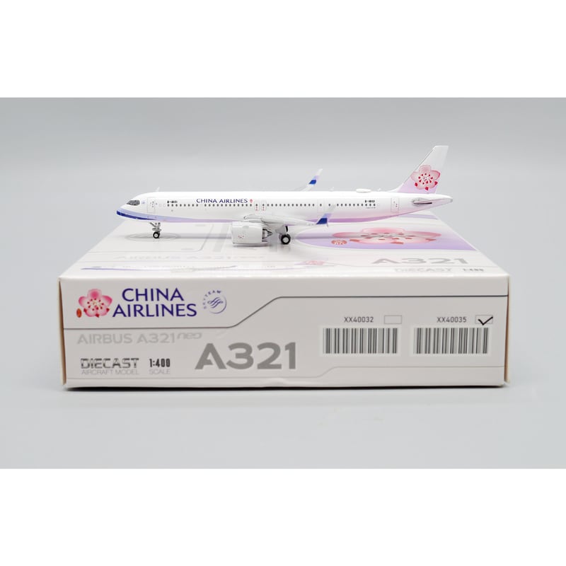 JC Wings 中華航空 CAL 1:400 A321neo B-18101 XX20197 China Airlines 中华航空Airbus A321neo B-18101 JC