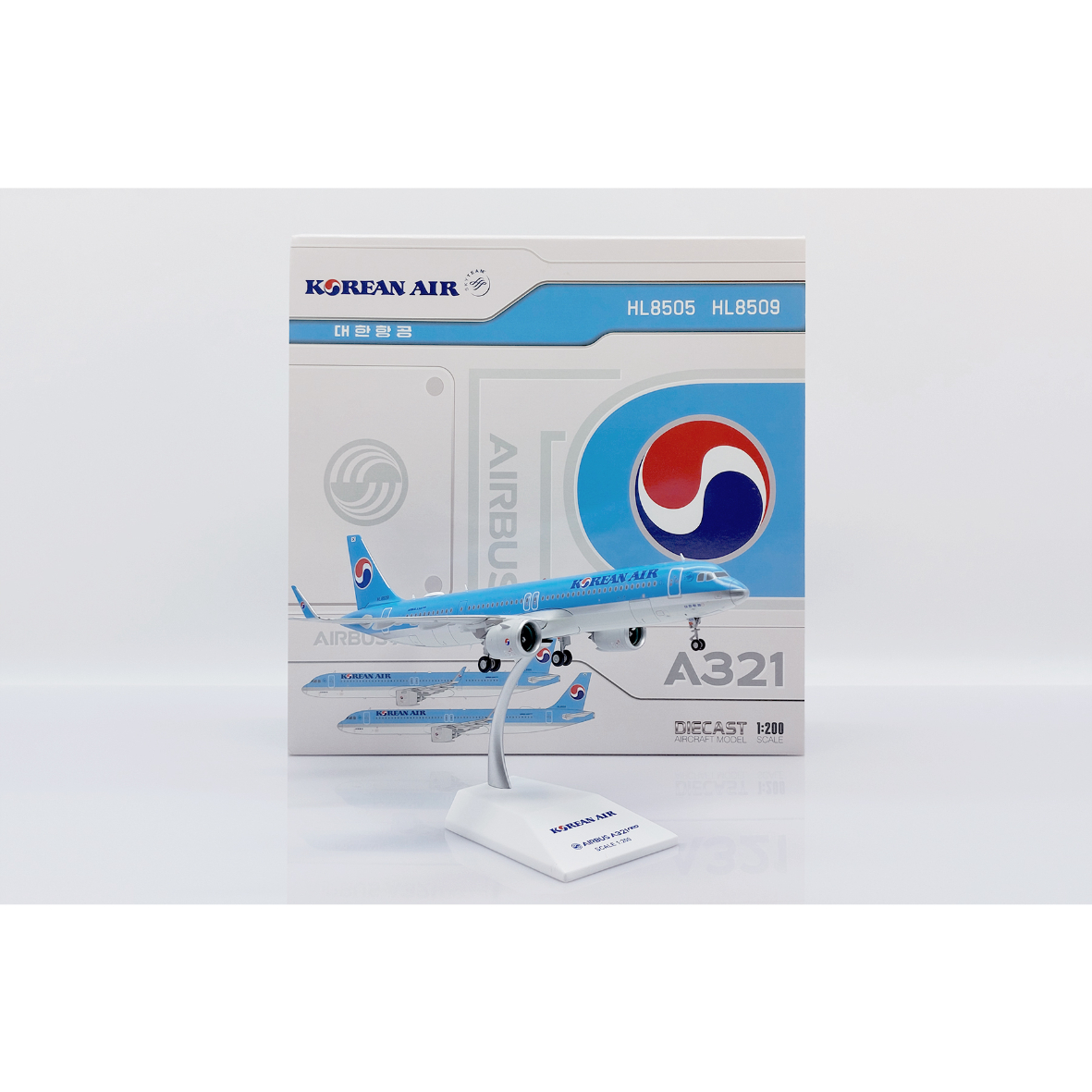 お取り寄せ商品】1/200 A321NEO 大韓航空 HL8509 | ひこーきちゃん