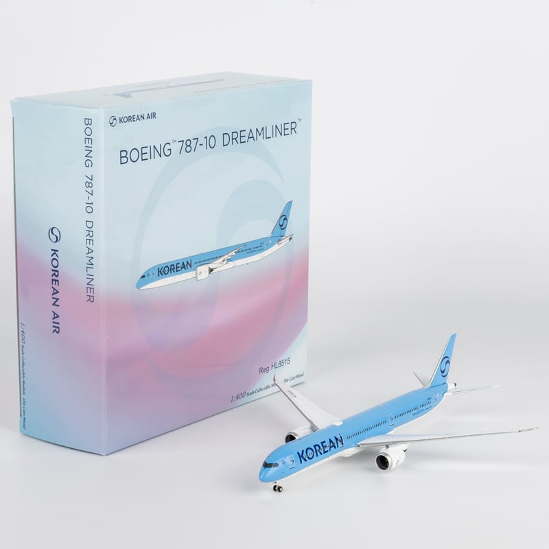 【ギター様／本日限定】KOREAN AIR 大韓航空 Boeing787-10 1/400 787-10 大韓航空「新塗装」 HL8515 | ひこーきちゃん