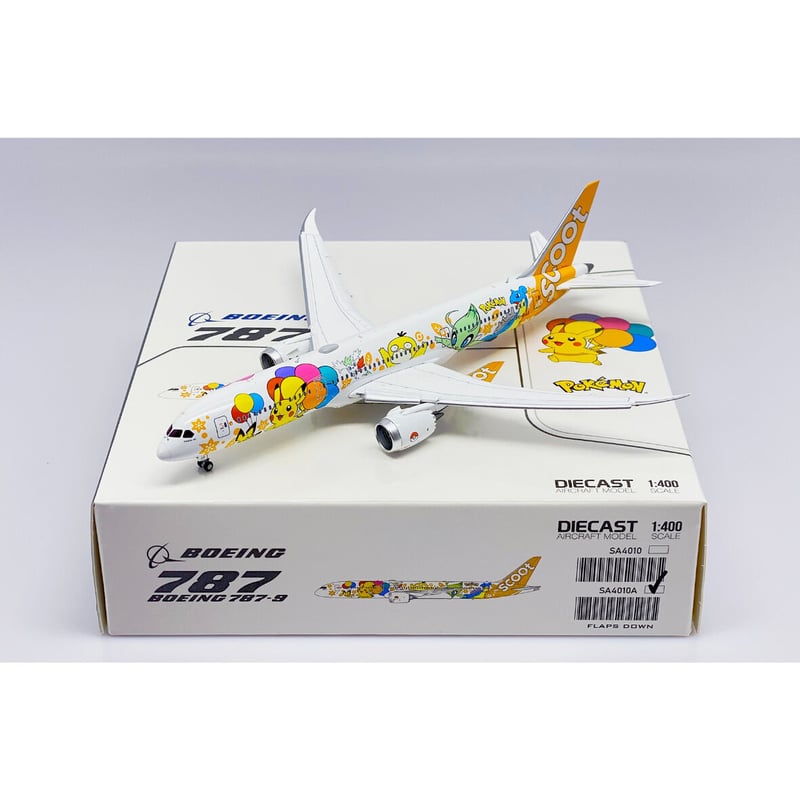 完売品 scoot スクート限定 海外限定 ポケモン飛行機模型 787-9