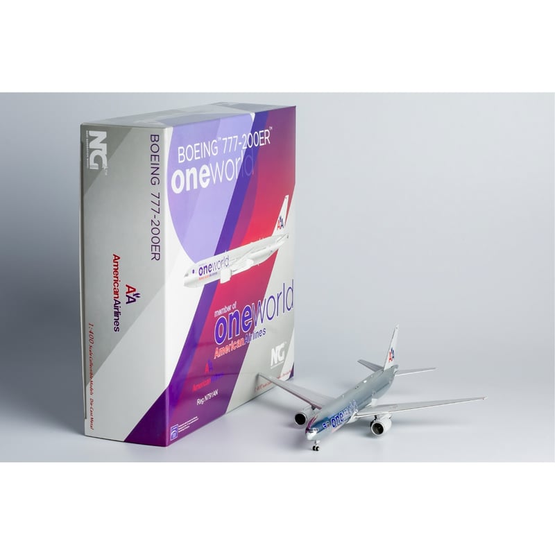 お取り寄せ商品】1/400 777-200ER アメリカン航空「ワンワールド