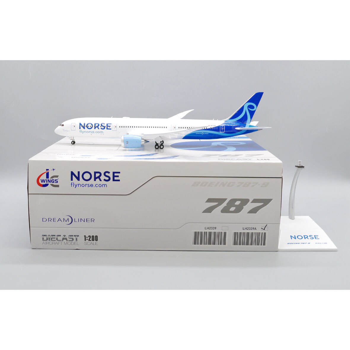 お取り寄せ商品】1/200 787-9 ノースアトランティック航空 LN-LNO f