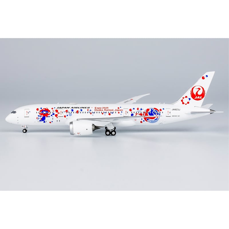 JCWings JAL B787-8 JA823J ミャクミャク 1/400 非売品・新商品情報】1/400 787-8 JAL「ミャクミャクJET 2号機