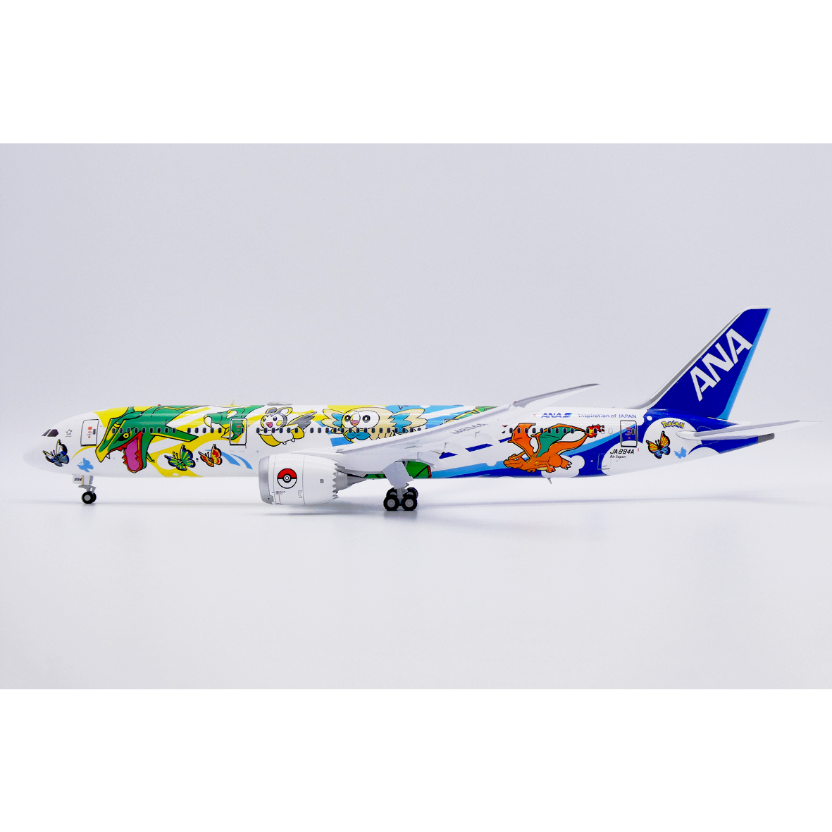 ANA B787-9 ピカチュウジェット 1/200 JA894A 非売品・新商品情報】1/200 787-9 ANA「ピカチュウジェット NH」 JA89