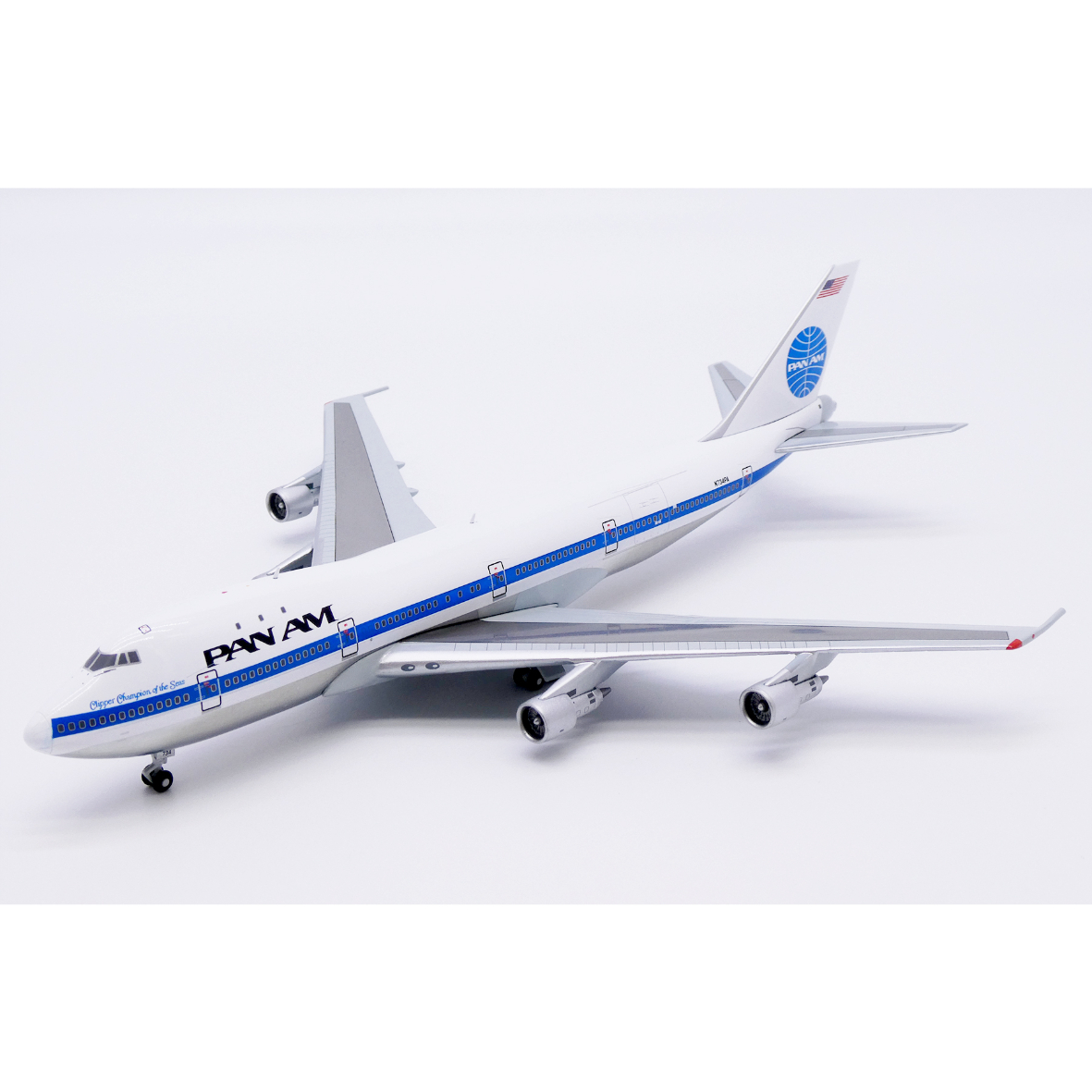 パンアメリカン航空 B747-8 1/400 1/400 747-100 パンアメリカン航空「Clipper Champion