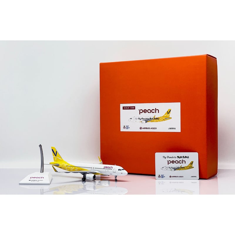 S*o様 Peach A320 JA08VA Fly Peach to AMAM EW2320014 Peach A320 “Fly Peach to AMAMI” JA08VA (Display Stand