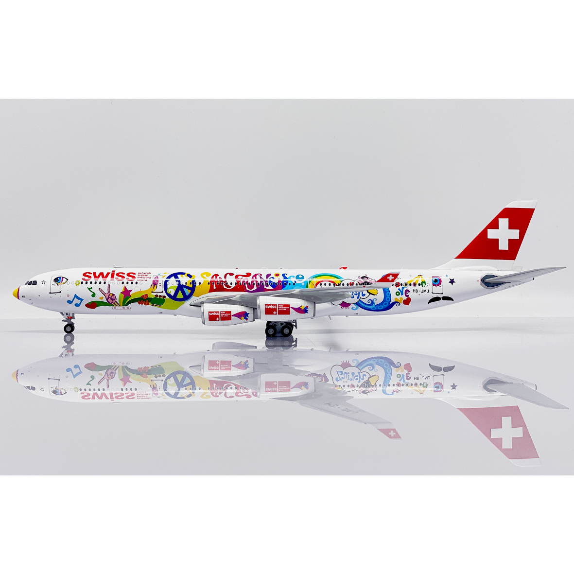 1/200 A340-300 スイス国際航空「San Francisco特別塗装機」