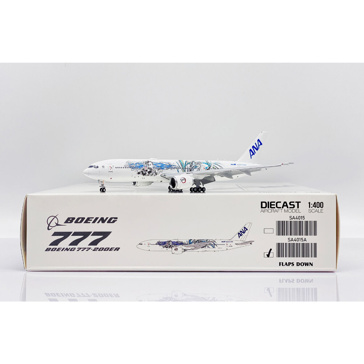 【レア/新品]鬼滅の刃じぇっと参　ANA ボーイング 777-200ER 非売品 非売品・新商品情報】1/400 777-200ER ANA「鬼滅の刃 じぇっと ‐参‐」 J