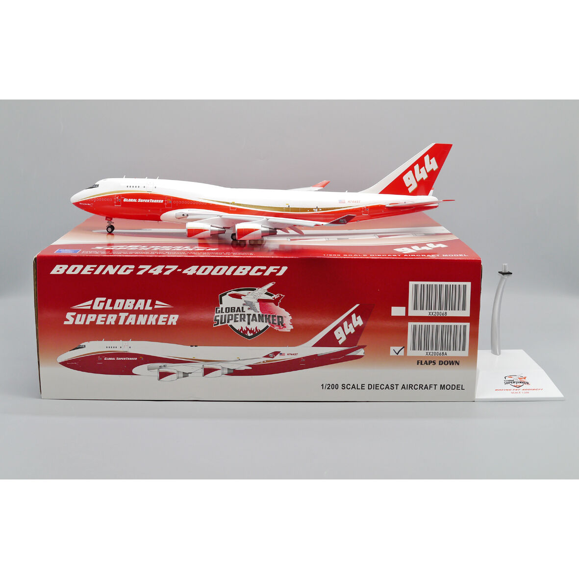 1:200模型 United Boeing747-400 - 航空機